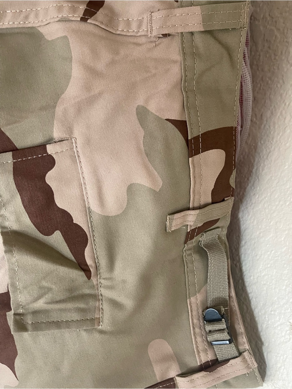 Men's Desert Camouflage Cargo Pants - Tan/Green/Brown - Picture 6 of 6